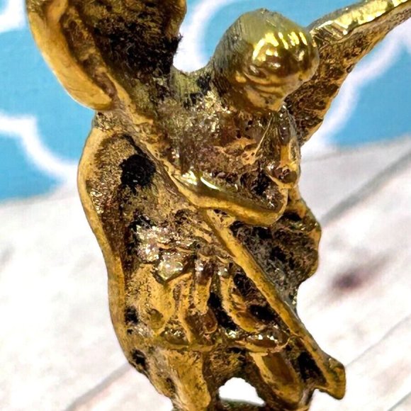 Archangel Saint Michael Statue Bronze Figurine Small Figure Religious Item | Sai - Picture 5 of 7